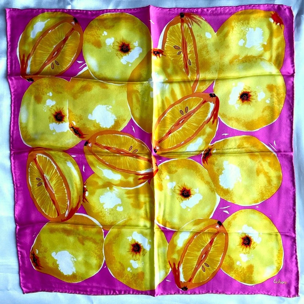 Echo silk 100% small scarf